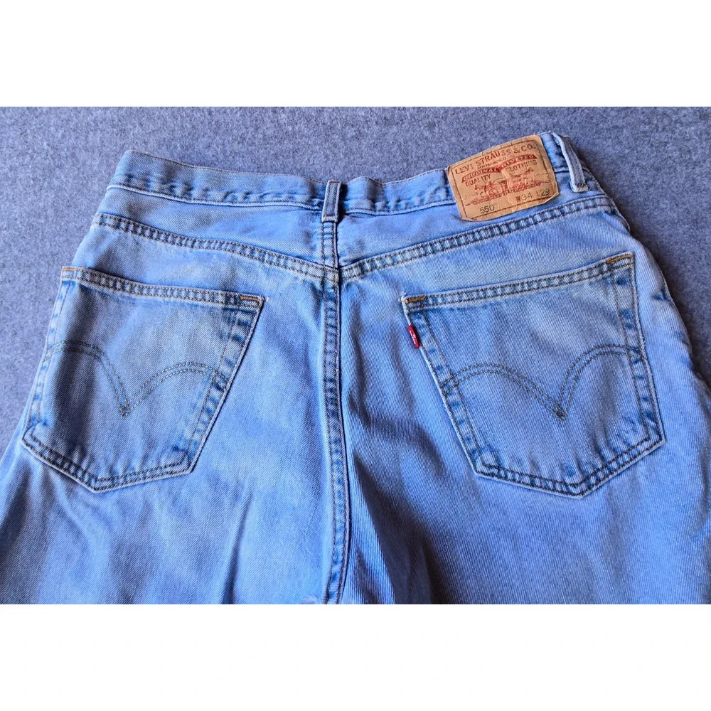 Levi's 550 Jeans Men's Classic Relaxed Fit Straight Cut Medium Wash 32x28